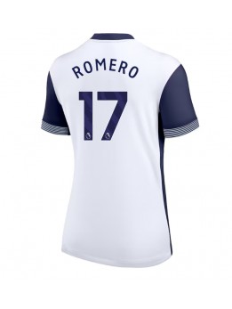 Tottenham Hotspur Cristian Romero #17 Heimtrikot für Frauen 2024-25 Kurzarm